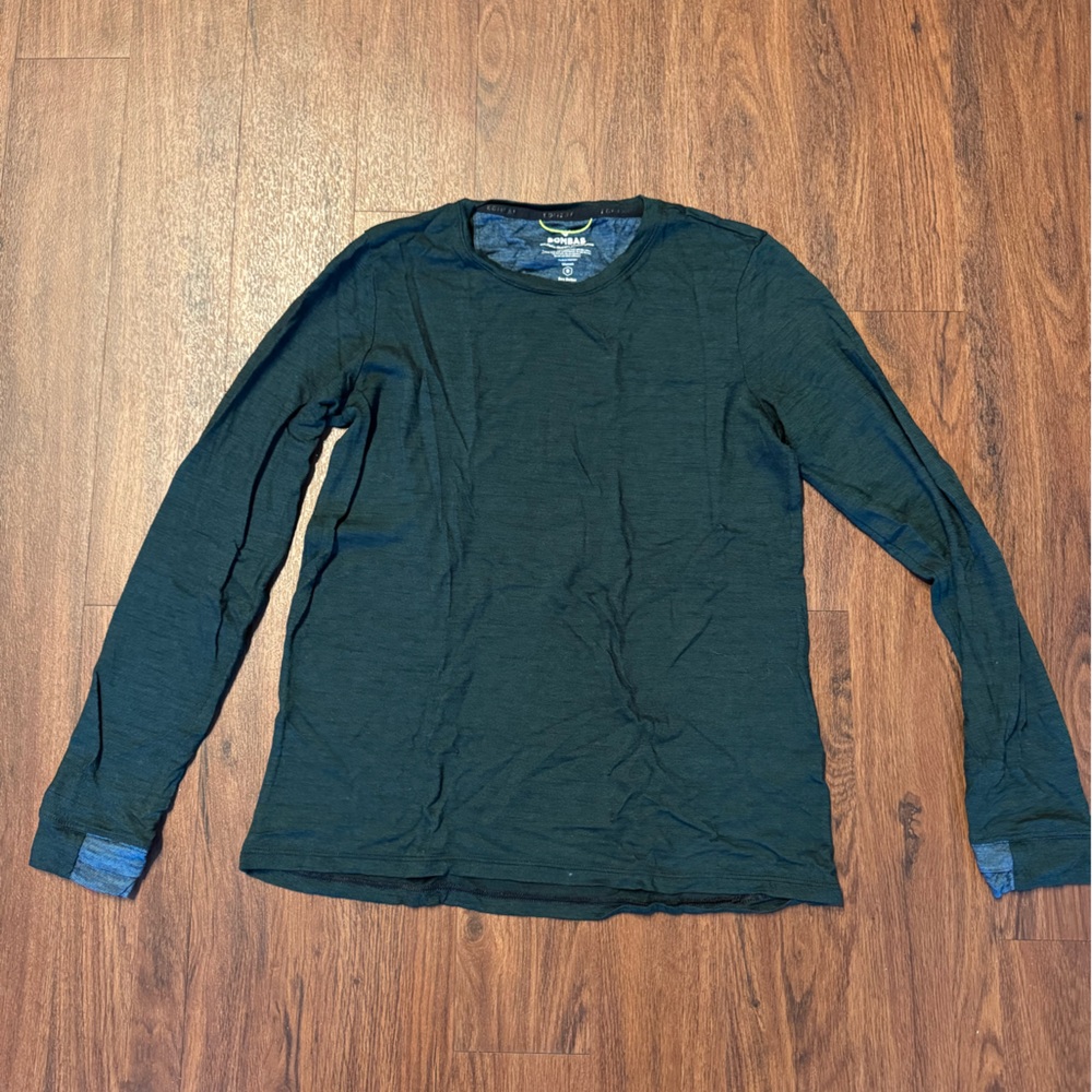 Bombas long sleeve merino wool shirt